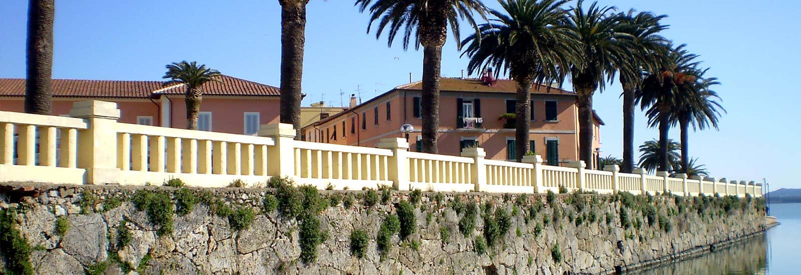 Orbetello, the town and the surrounding